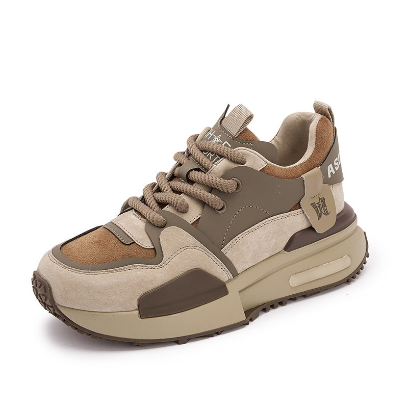 Women's & Men's Dad Female Platform Height Increasing Insole Sneakers