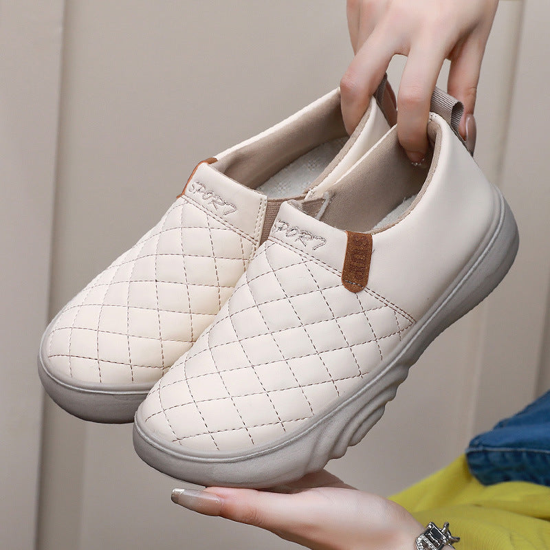 Women's Platform Mother Slip-on Soft Bottom Bread Casual Shoes