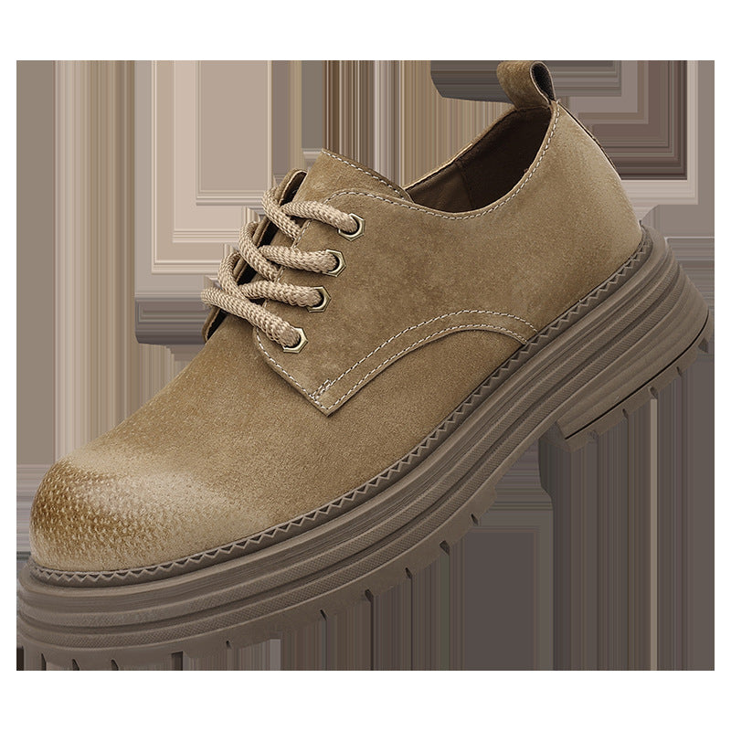 Men's Frosted Big Toe British Style Raise Boots