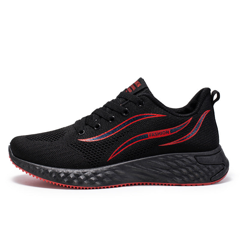 Men's Autumn Running Trendy Flying Woven Breathable Casual Shoes