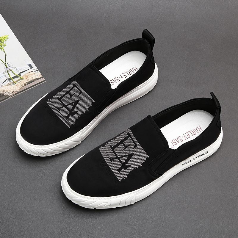 Men's Breathable Thin Fashion Lazy Ice Silk Sneakers