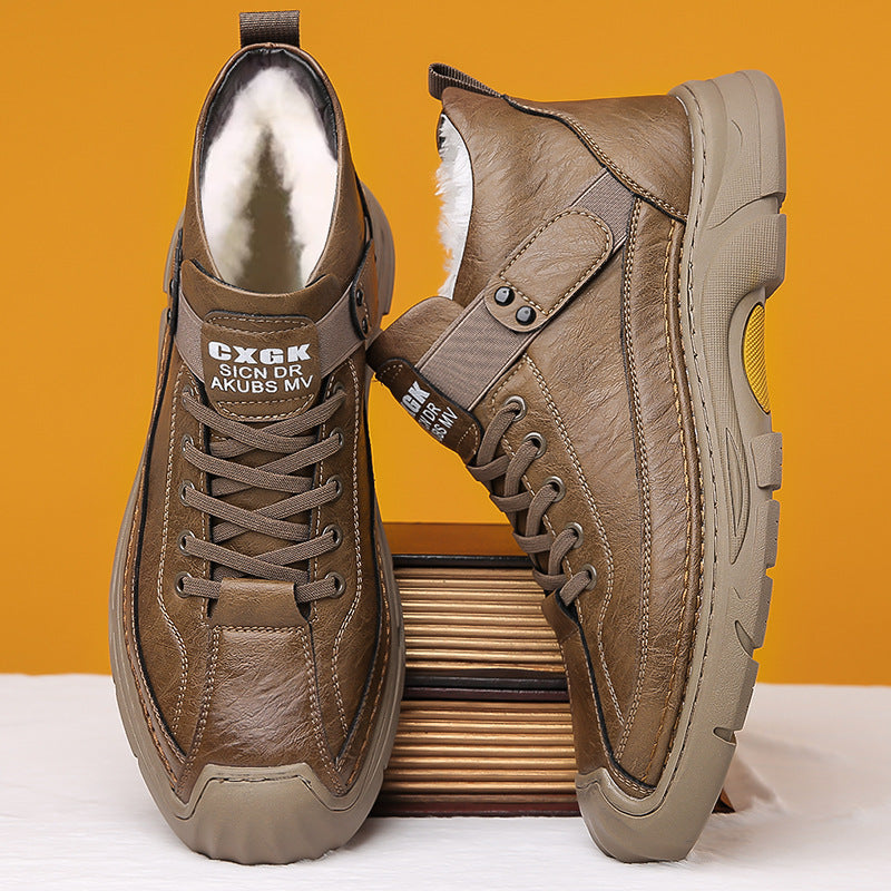 Men's Veet Warm Cotton Outdoor Leisure Trendy Boots