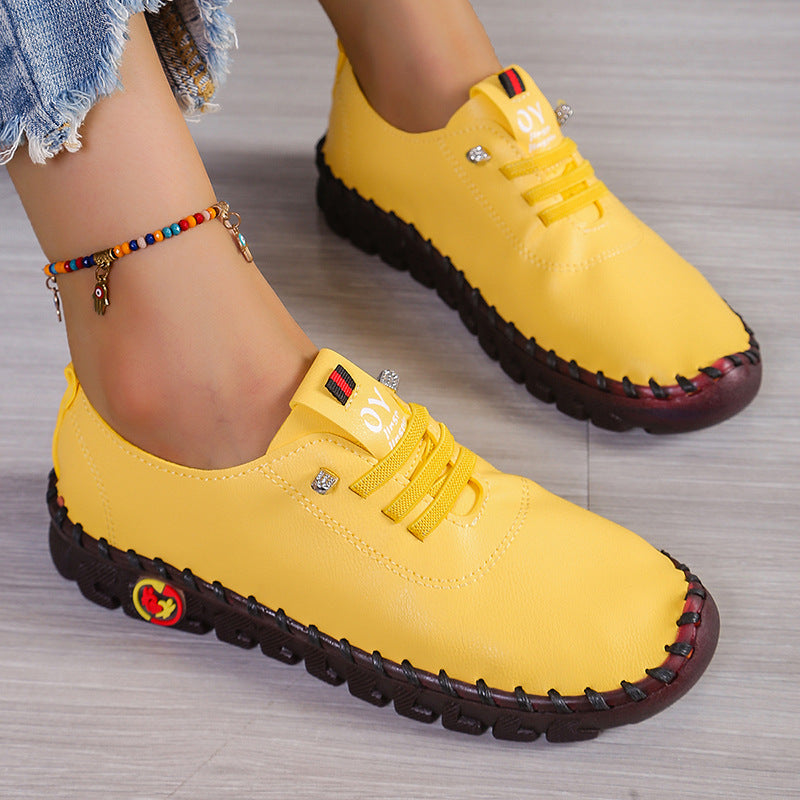 Women's Autumn Pumps Beef Tendon Soft Bottom Handmade Casual Shoes