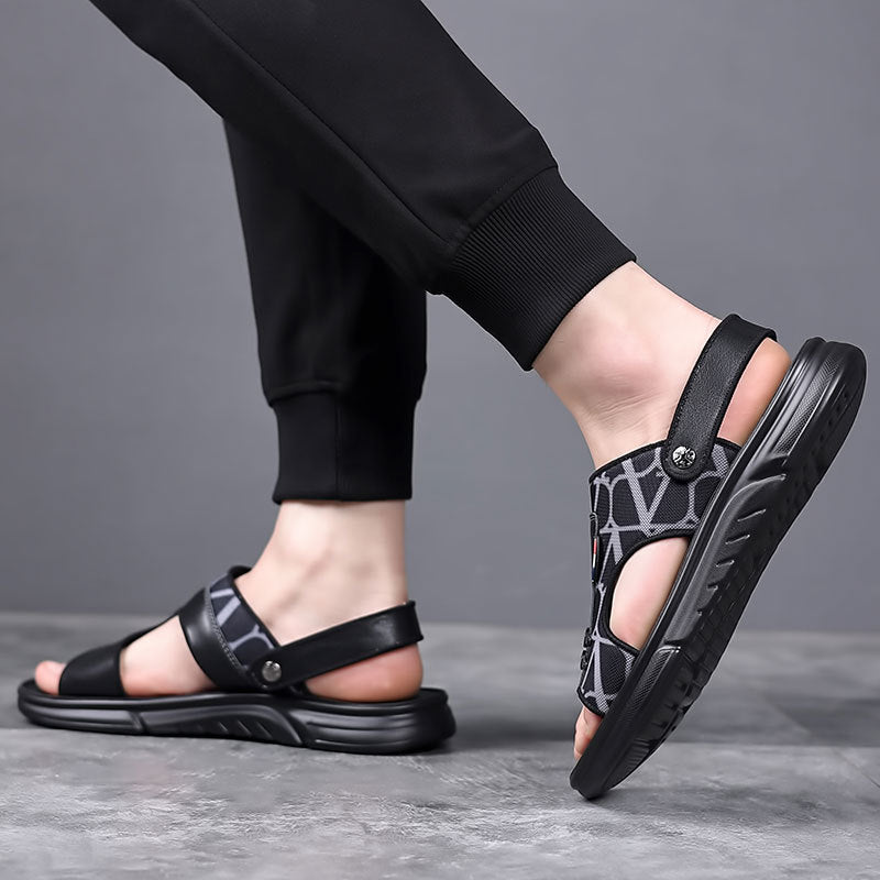 Men's Summer Two-way Beach Soft Bottom Fashion Sandals