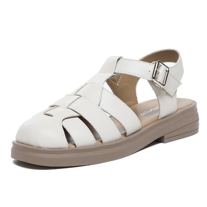 Women's Mom Roman Flat Pitcher Plant Large Sneakers