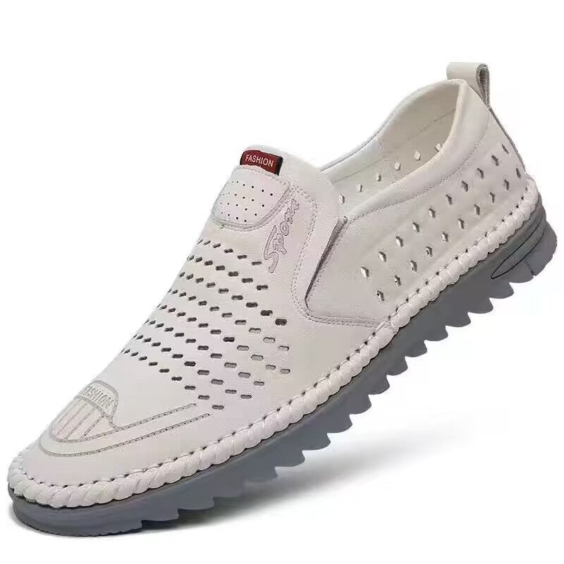 Men's Dad Summer Fashion Soft Bottom Slip-on Casual Shoes
