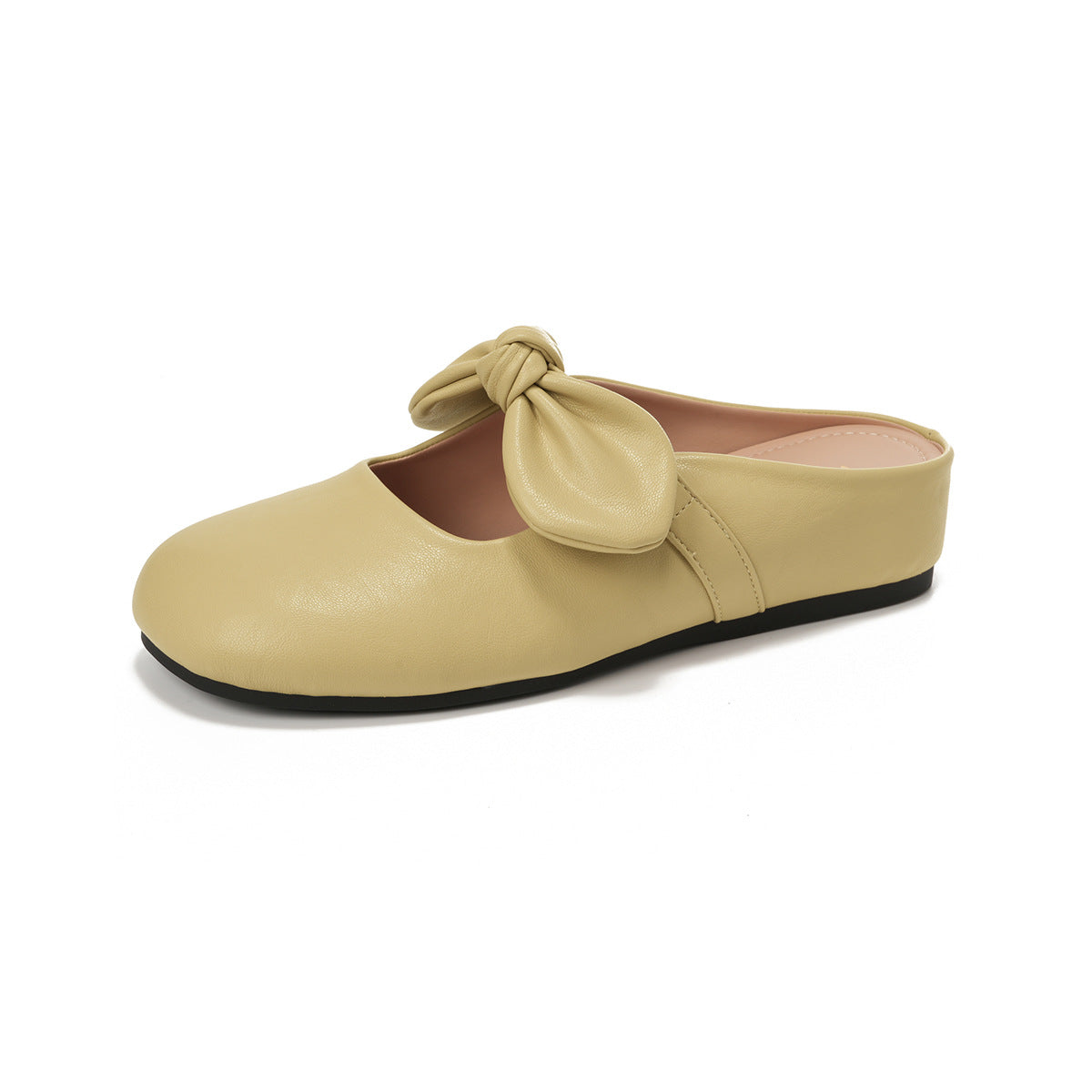 Women's Closed Toe Half Outer Wear Slip-on Slippers