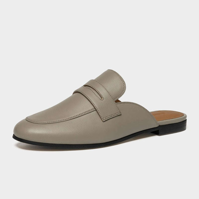 Women's Niche Summer Toe Cap Semi Comfortable Mule Flat Sandals