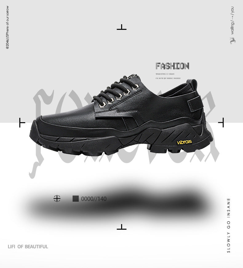 Men's Autumn Platform Hiking Breathable Retro Dad Sneakers