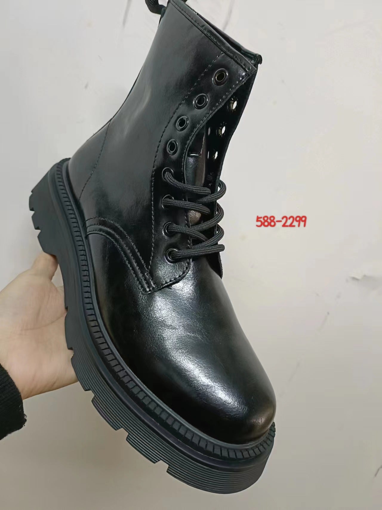 Men's Martin Thick Sole Increased Knight Boots