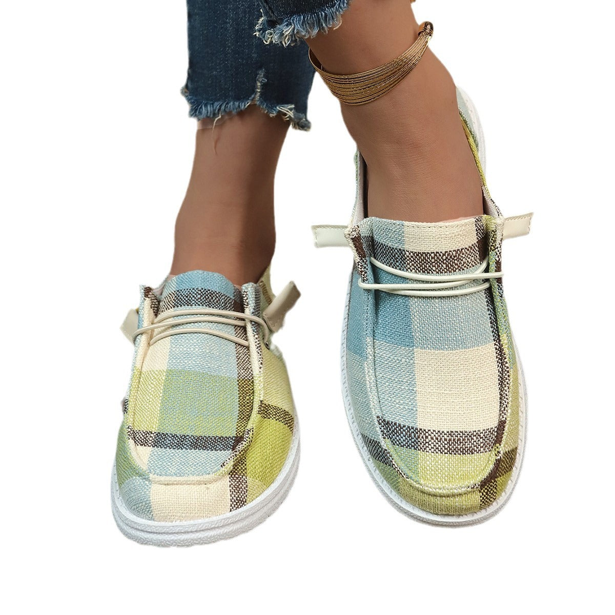 Women's Comfort Flat Slip-on Lofter Boat Plus Casual Shoes