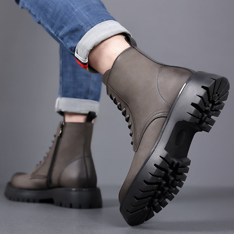 Men's Martin Fashion British Style Thick Sole Boots
