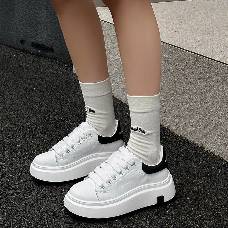 Women's Small Raise The Bottom Mcqueen White Casual Shoes