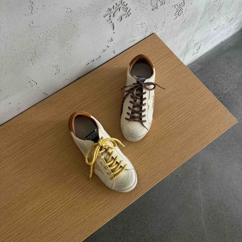 Women's Training Distressed Little Dirty Flat Sports Sneakers