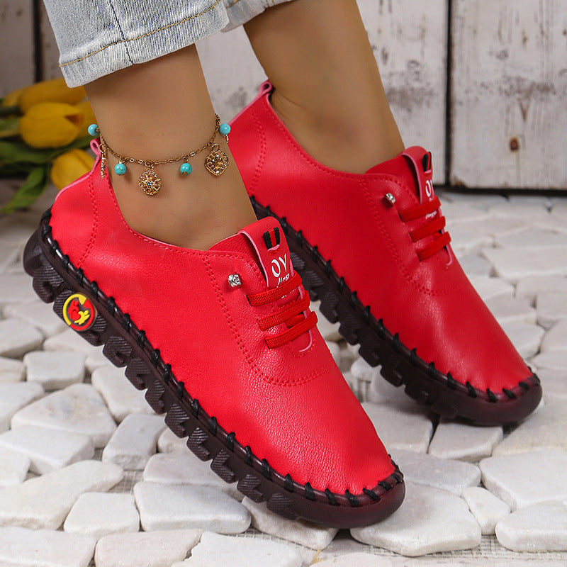 Women's Autumn Pumps Beef Tendon Soft Bottom Handmade Casual Shoes