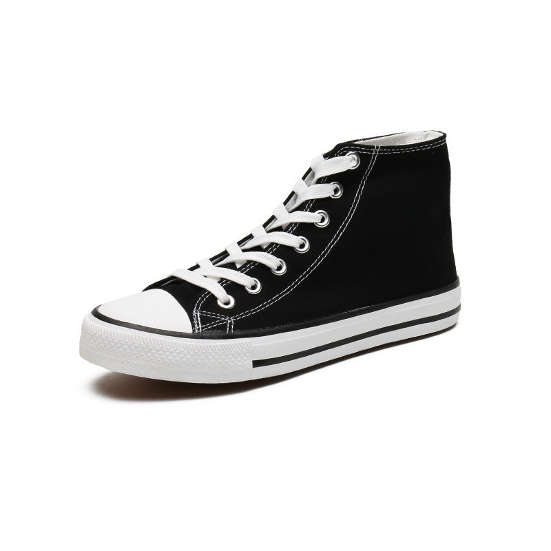 Men's Classic Versatile Preppy Style Lovers Rubber Canvas Shoes