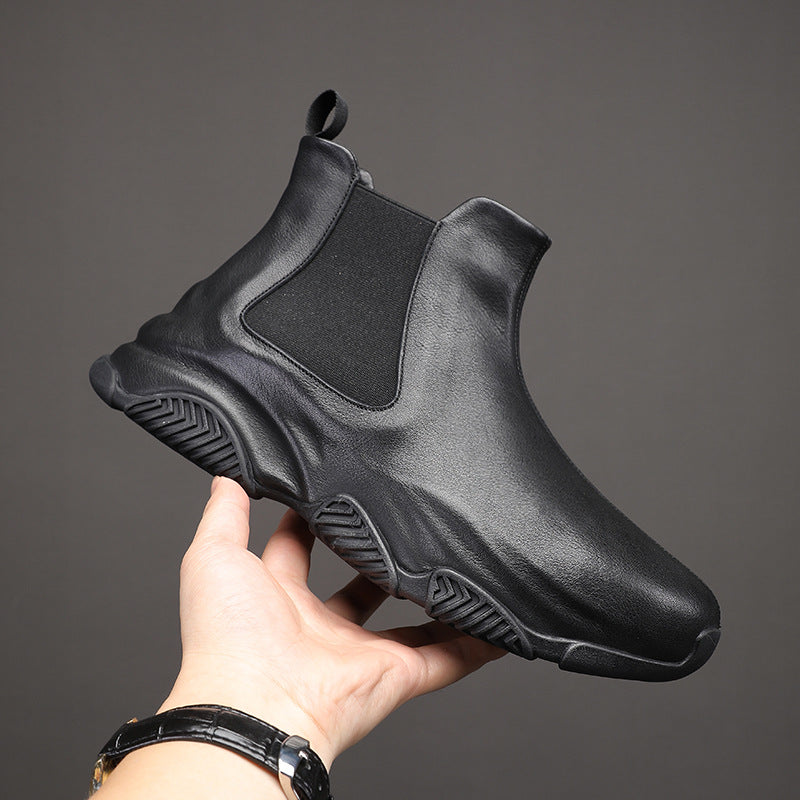 Men's Trendy Slip-on Chelsea Height Increasing Insole Boots