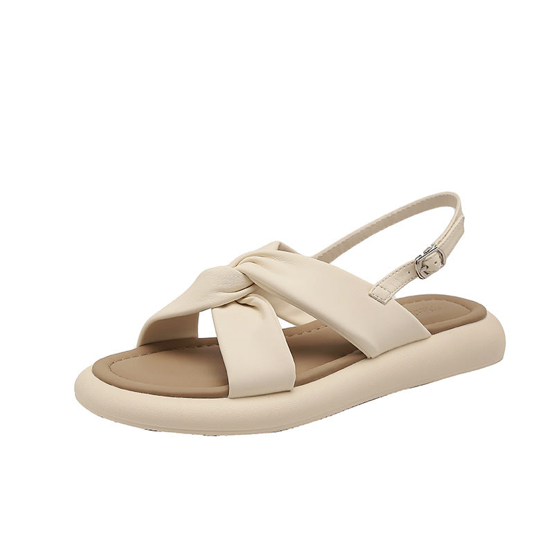 Women's Summer Fairy Style Cross Strap Open Sandals