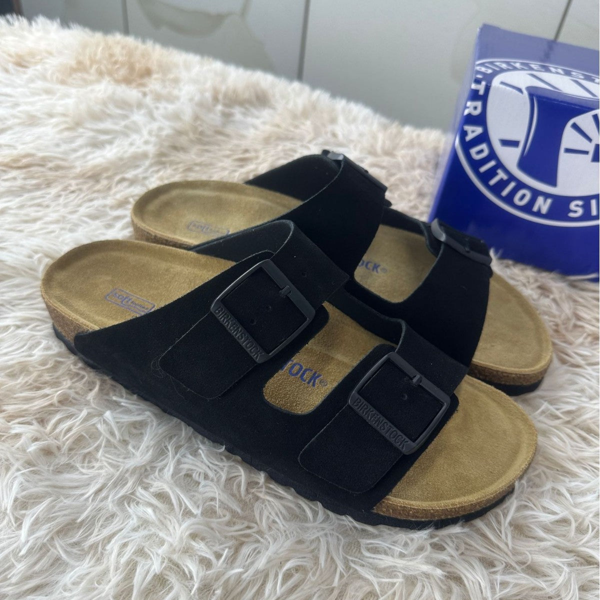 Genuine Double-breasted Two-word Increased Thickness Fashion Slippers