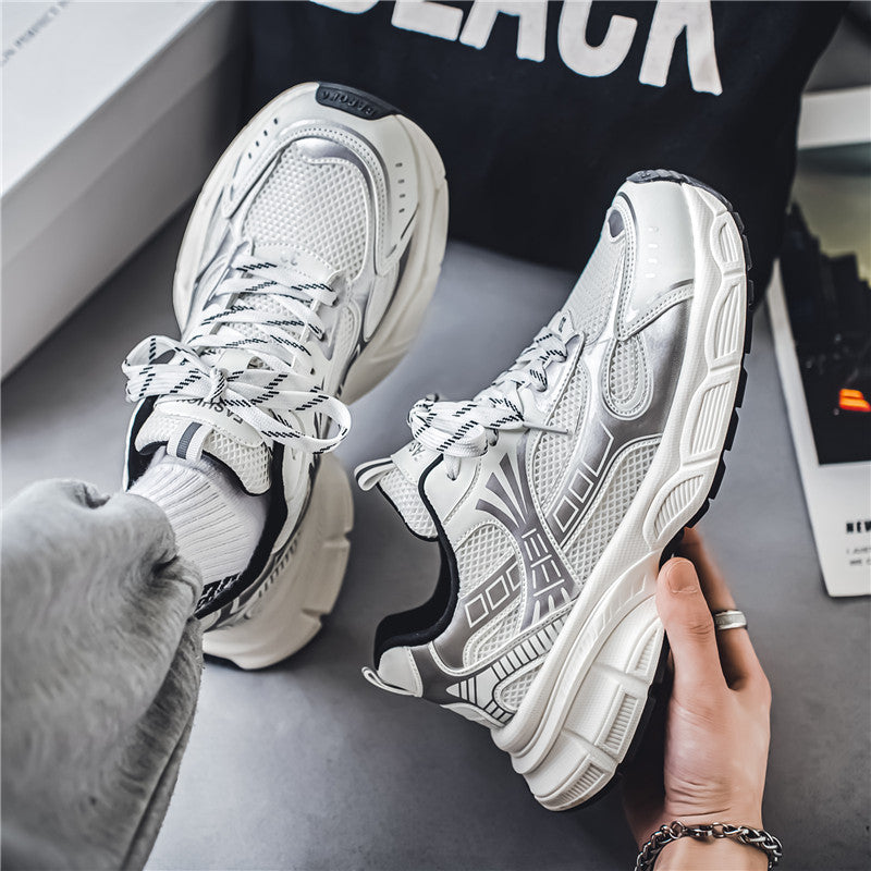 Men's Summer Mesh Platform Dad Trendy Wild Sneakers