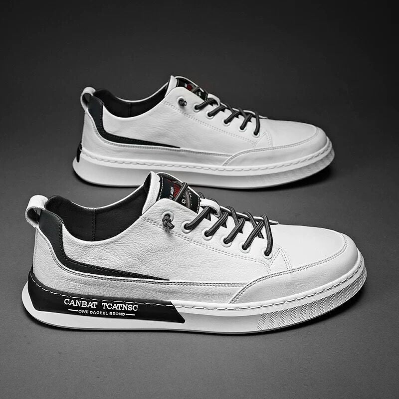 Men's Cow Height Increasing Insole Sports Breathable Sneakers