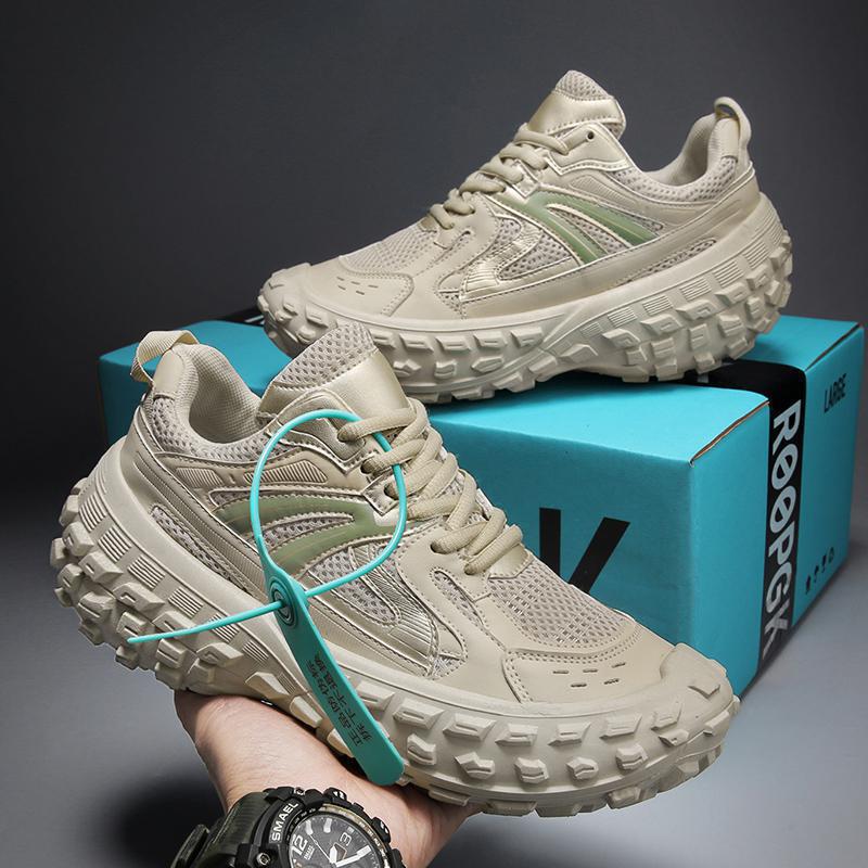 Women's & Men's Breathable Clunky Couple Fashion Thick Bottom Sneakers