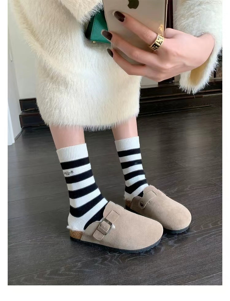 Women's Style Vintage Soft Bottom Toe Cap Slippers