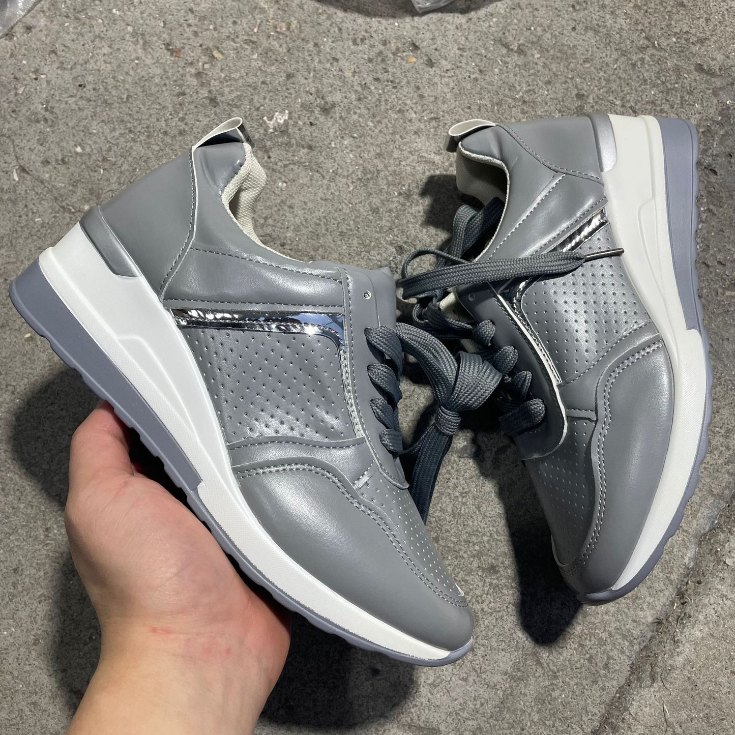 Large Size Sports Summer Platform Strap Casual Shoes