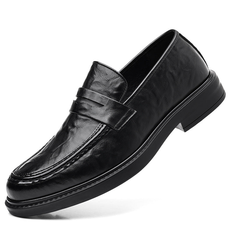 Men's Soft Bottom Surface Formal Wear Trendy Leather Shoes