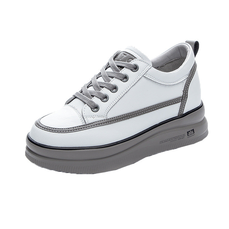 Women's Height Increasing Insole Platform Mesh Surface Breathable Trendy Version Women's Fashion Shoes