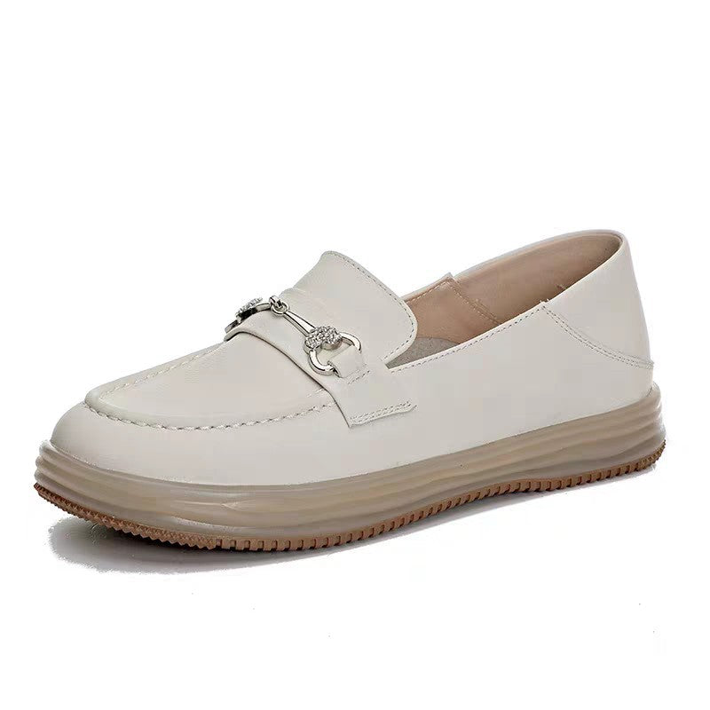Women's Easy Wear Low-cut Slip-on Flat Pumps Loafers