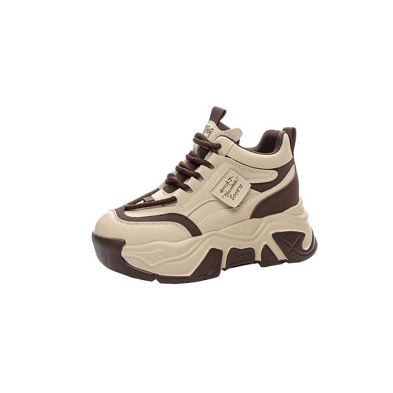 Women's Insole Dad Fashion Platform White Wedge Women's Shoes