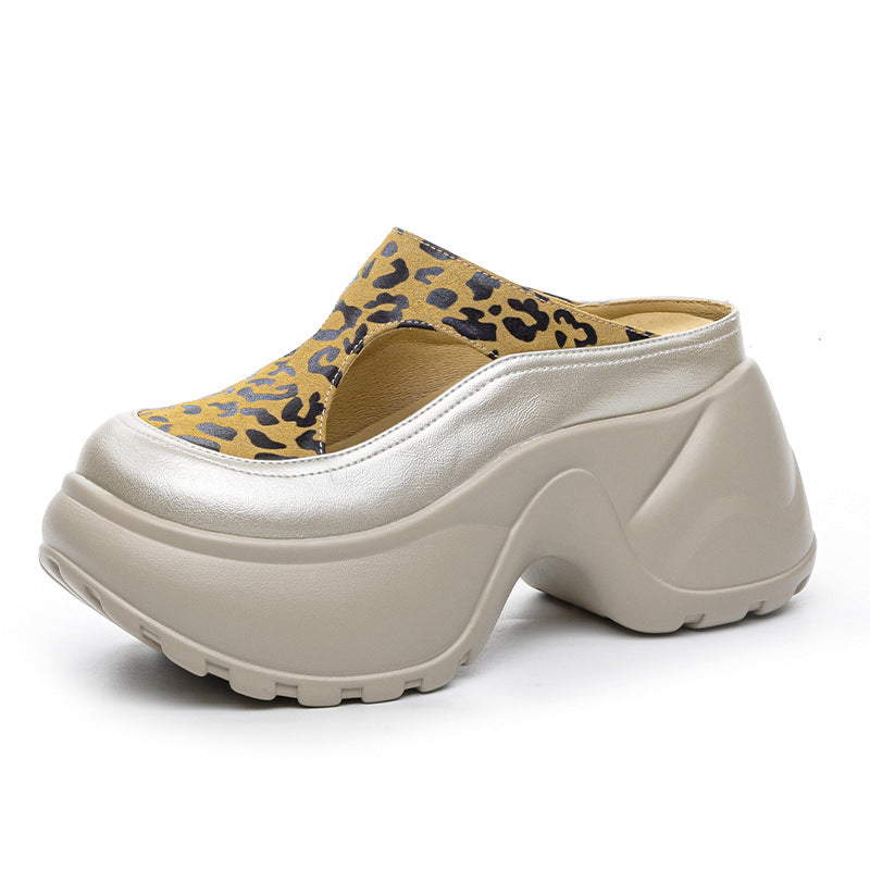 Women's Slip-on Summer Small Height Increasing Insole Casual Shoes