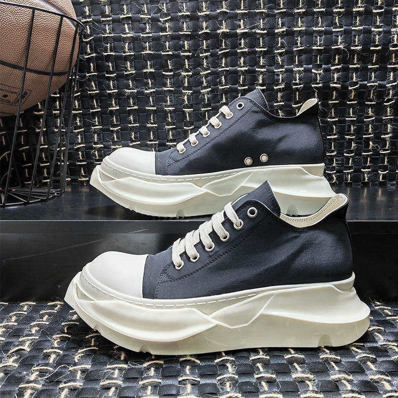 Genuine Sports White Lace Up Breathable Canvas Shoes