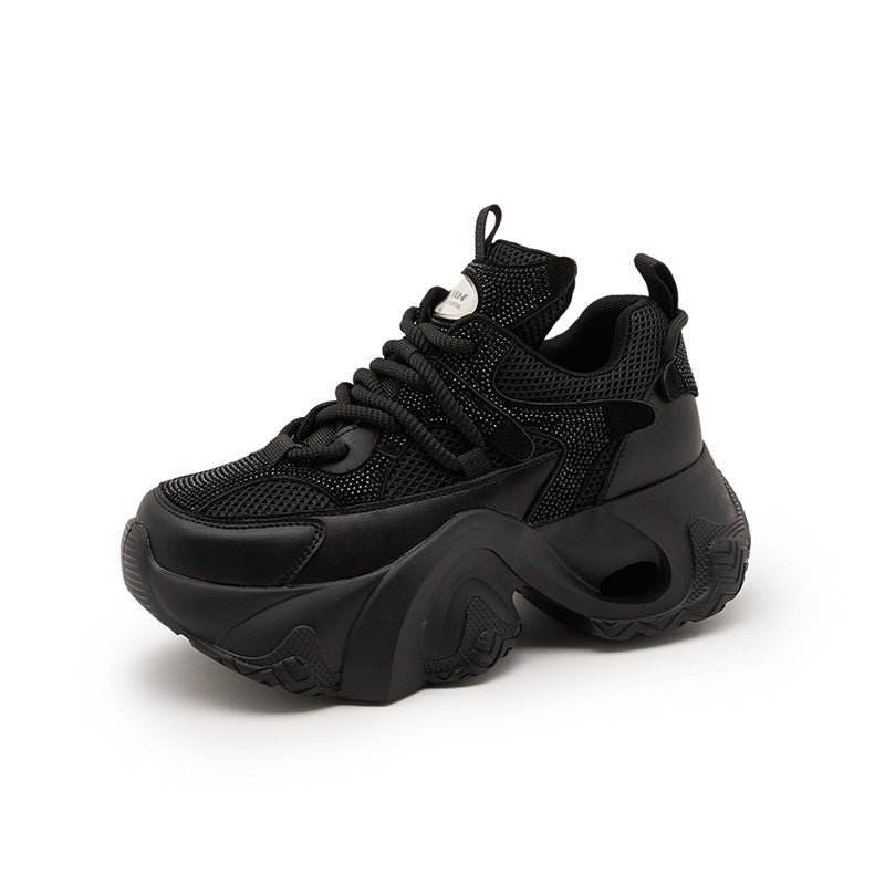Women's European Goods Mesh Breathable Clunky Fashion Summer Sneakers