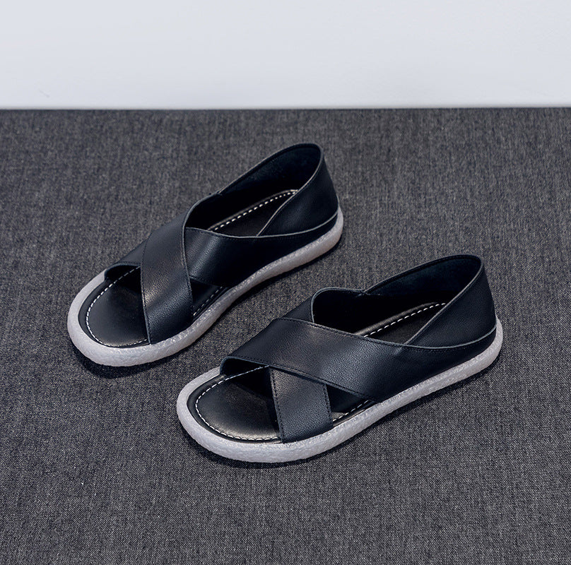 Women's Real Outdoor Flat For Pregnant Sandals