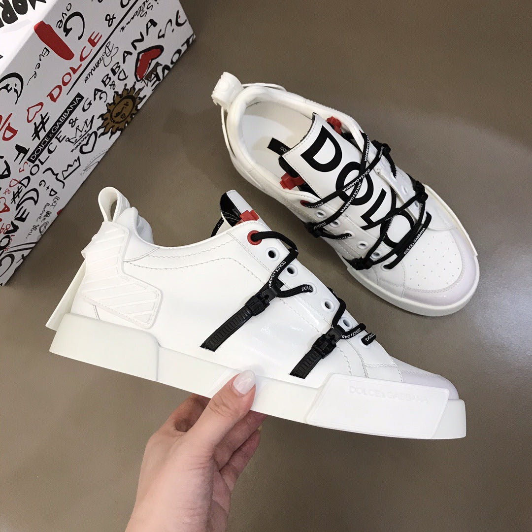 Men's Stylish Korean Style Tide White Sneakers