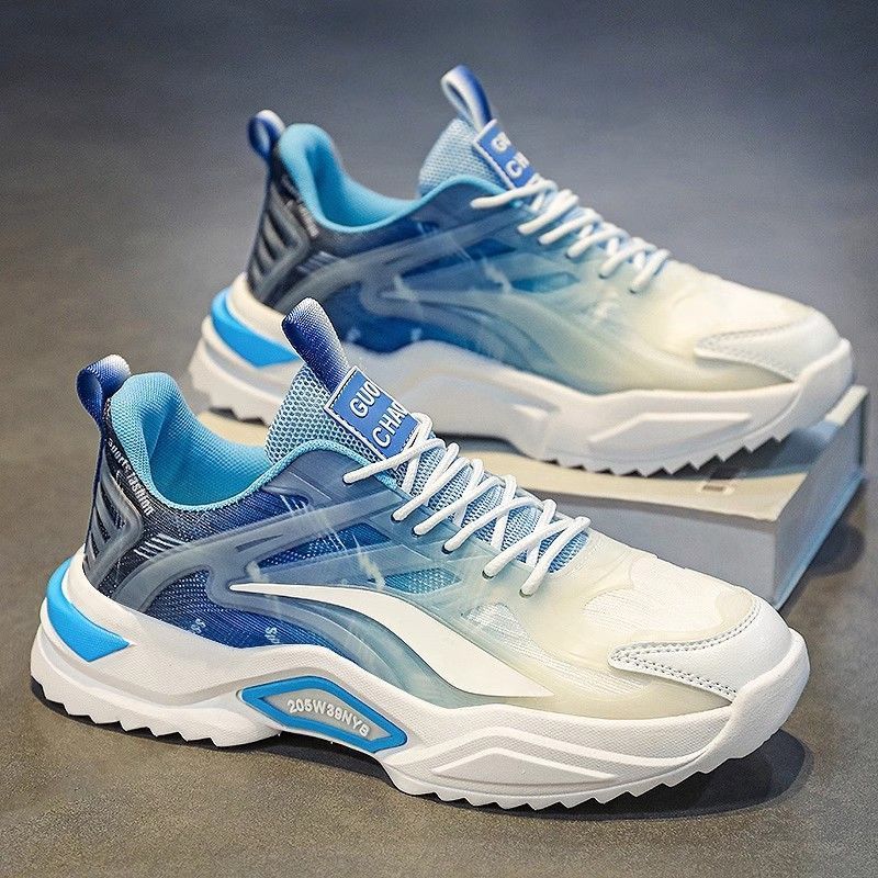Men's Spring Sports Youth Mesh Clunky Versatile Casual Shoes