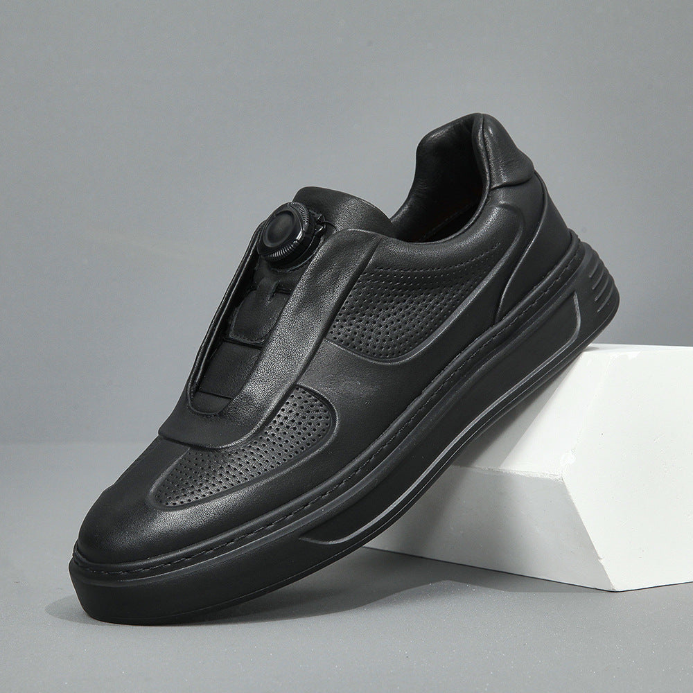 Men's Trendy Affordable Luxury Slip-on Rotating Buckle Sneakers