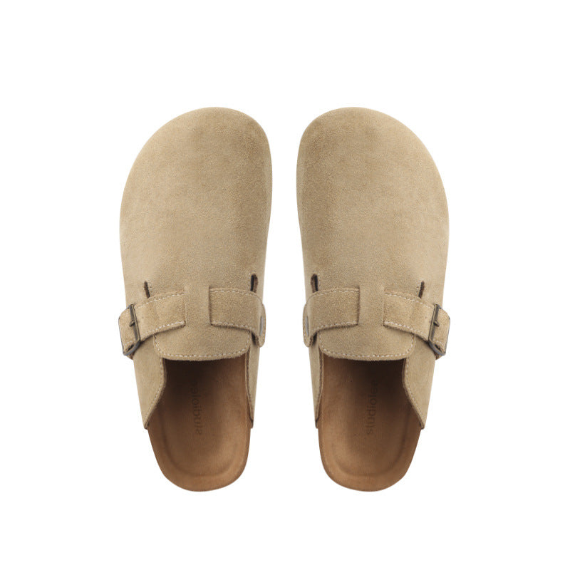 Women's Half Thick Bottom Toe Cap Increased Slippers