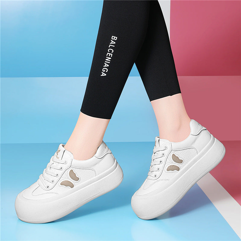Women's Silk Rabbit Bread Winter Fleece-lined Fashion Sneakers