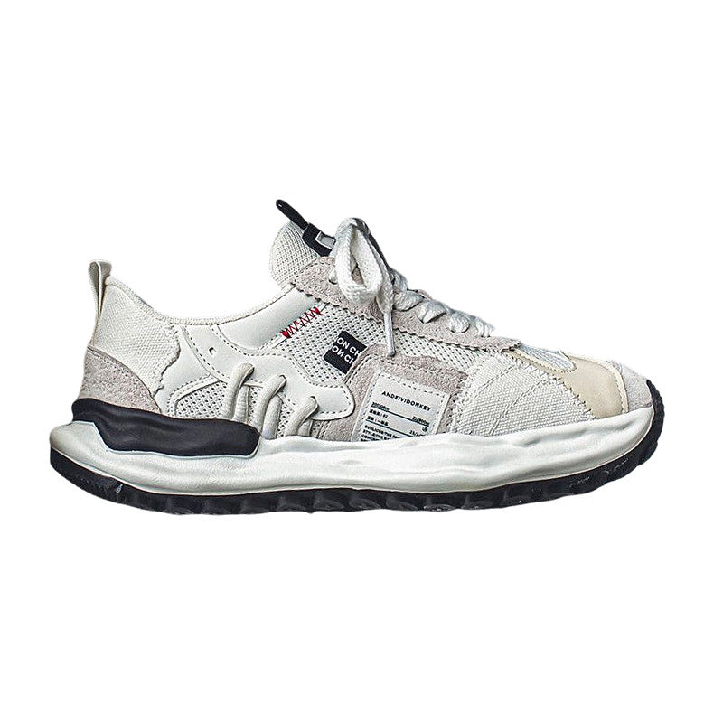 Men's Breathable Versatile Retro Dissoed Sports Thick Canvas Shoes