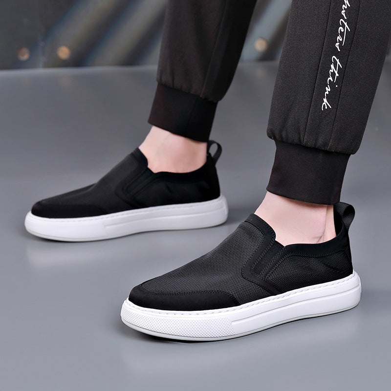 Men's Summer Breathable Lightweight Soft Sole Slip-on Men's Shoes