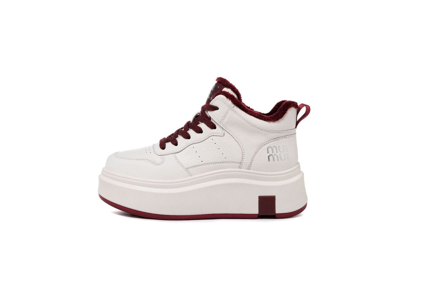 Women's Winter Fashion Cotton Thick-soled Thin White Women's Shoes