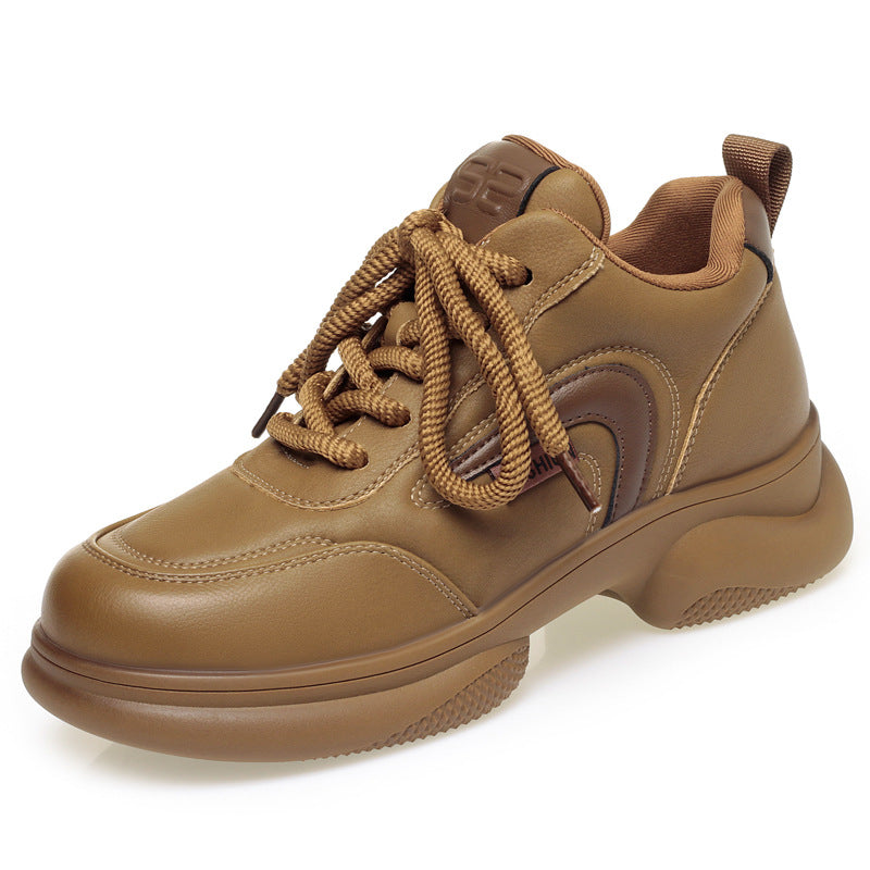 Women's Soft Bottom Lightweight Sports Platform Mom Casual Shoes
