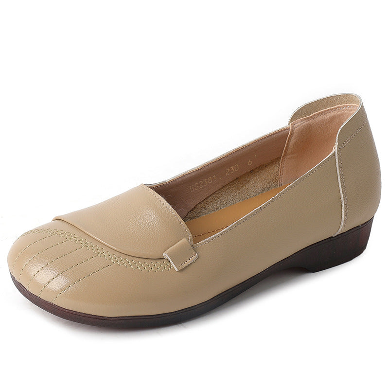 Women's Tendon Bottom Mom Flat Soft Plus Size Loafers