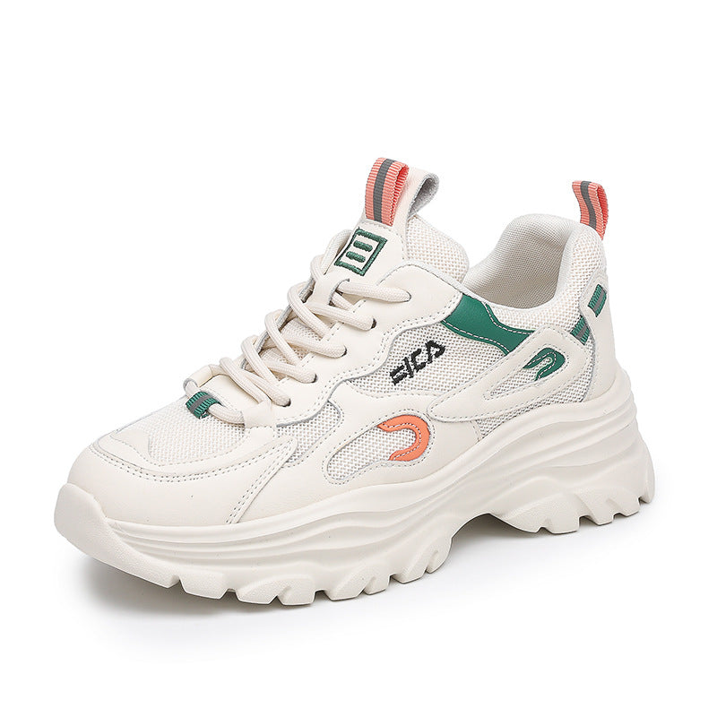 Women's Authentic Clunky Fashionable Spring Mesh Breathable Sneakers