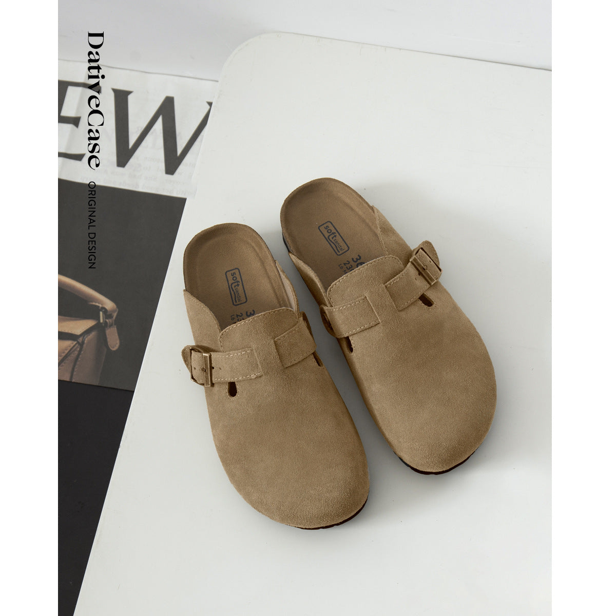 Women's Half Thick Bottom Toe Cap Increased Slippers