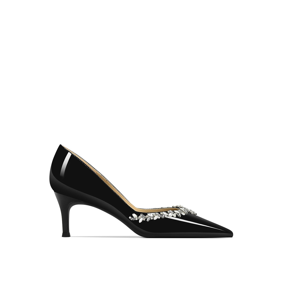 Women's High Pointed Toe Sexy Rhinestone Beautiful Heels