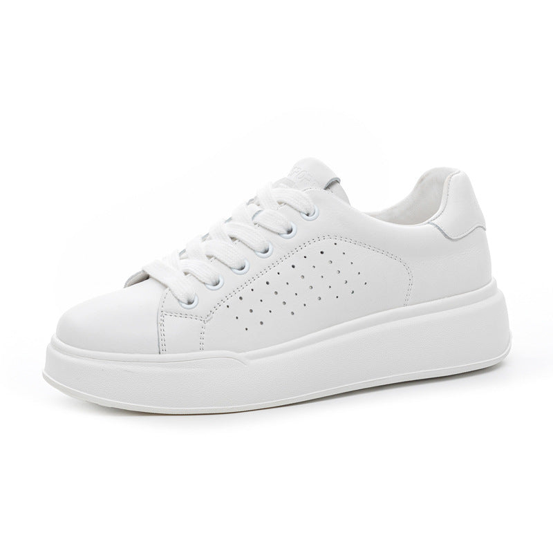 Women's Large Size Platform White Board Fleece Lined Fashion Women's Casual Shoes
